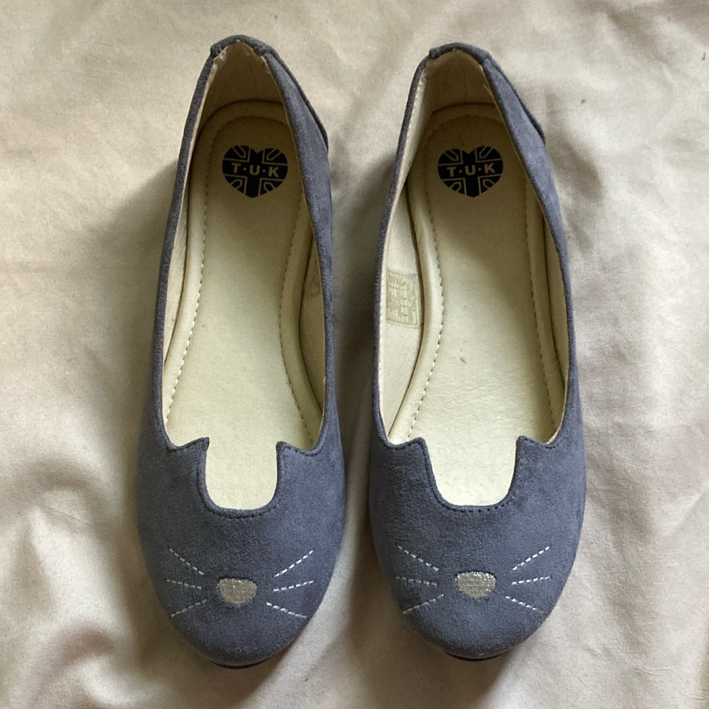 Grey Cat Flats Size 8
